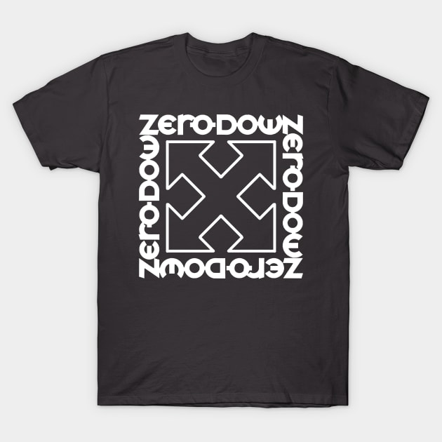 Zero Down Arrow Tee T-Shirt by Unofficial Zero Down Fanstore